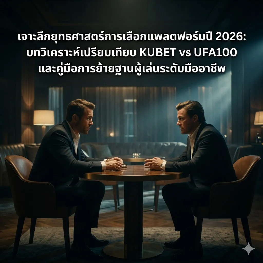 เจาะลึกยุทธศาสตร์การเลือกแพลตฟอร์มปี 2026: บทวิเคราะห์เปรียบเทียบ KUBET vs UFA100 และคู่มือการย้ายฐานผู้เล่นระดับมืออาชีพ